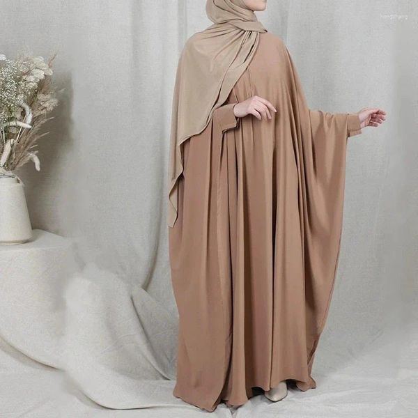 Vêtements ethniques Papillon Abaya Haute Qualité Nida Avec Fermeture À Glissière Avant EID Musulman Islamique Femmes Plus Taille Ramadan Robe Longue Robe De Prière