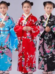 Vêtements ethniques Enfants Hommes et Femmes Kimonos Peignoirs sans manches Halloween Student Choir Performance Dance