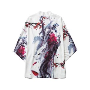 Etnische kleding Chinees karakter mode kimono vest Yukata obi harajuku Japanse vrouwen tops en blouses mannen Aziatische kleding Ethnic