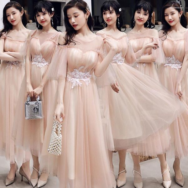 Vêtements ethniques robe chinoise demoiselle d'honneur robes 2023 soeur groupe copines mariage longue soirée de remise des diplômes femmes fête