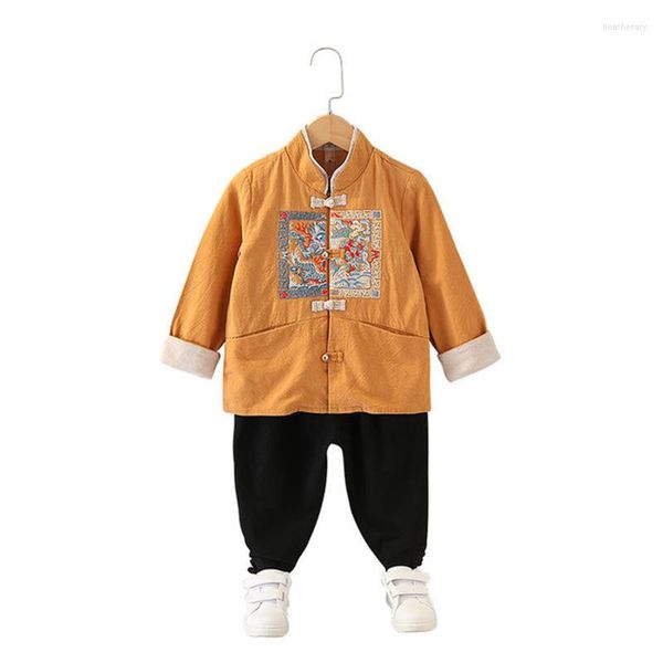 Vêtements ethniques Style chinois Hanfu garçon âge un an robe bébé Tang costume été printemps et automne mignon Vestido Chino 2023