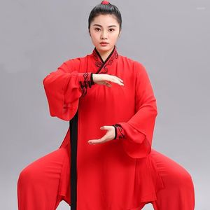 Vêtements ethniques Chinois Taichi Uniforme Kungfu Arts Martiaux Costume Performance Costumes Wushu Costume Outfit Tai Chi 11036