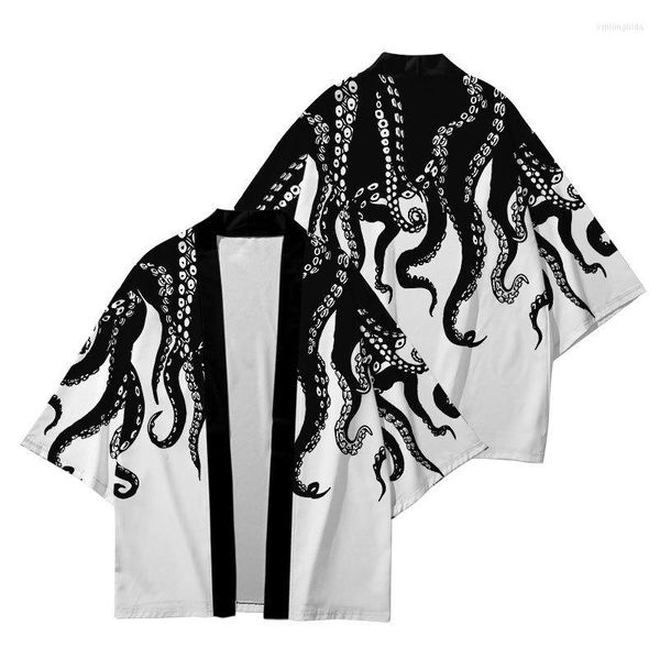 Ropa étnica, camisa clásica para hombres y mujeres, Kimono de estilo japonés, cárdigan Yukata, blusa Vintage, ropa de calle de gran tamaño, Cosplay de samurái suelto