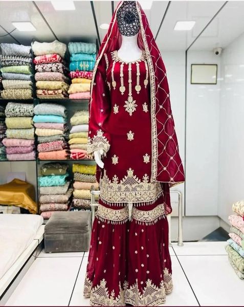 Diseñador de ropa étnica fiesta de boda ropa Salwar Kameez Bollywood Pakistani Vestido