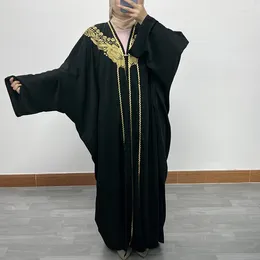 Etnische kleding Dolman Sleeve Midden -Oosten Dubai Collage Koer losgemaakt Plus size vest Tunka Jalabiya voor vrouwen
