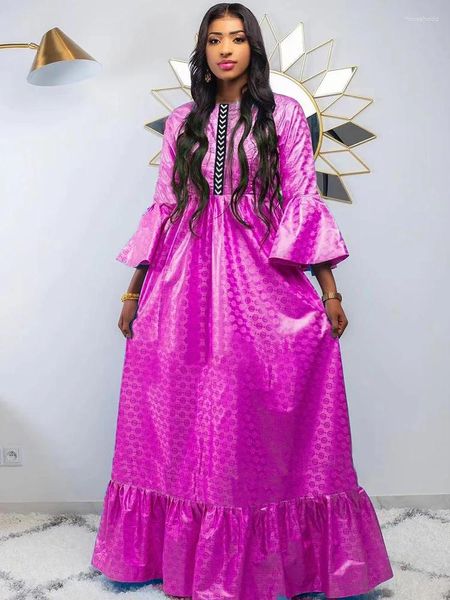 Robe de vêtements ethniques pour femmes robes de mariée africain abaya bazin riche traditionnel