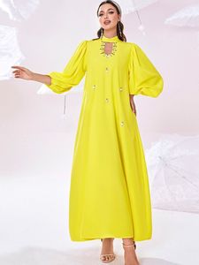 Vêtements ethniques Dubaï Abaya Turquie Islam Musulman Robe Longue Kaftans Abayas Robes De Soirée De Soirée Pour Femmes Robe Femme Musulmane Caftan Robe 230324