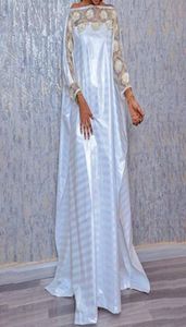 Vêtements ethniques Dubaï Robes africaines pour femmes plus taille Boubou Nigerian Clothes Ankara Dashiki Long Robe Broidered Kaftan Rob6065581