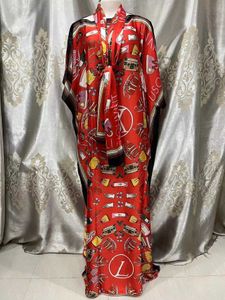 Vêtements ethniques Dubaï Robes africaines pour femmes Fashion musulmane Abaya Vêtements nigérians Ankara Dashiki Long Robe brodée Kaftan Robe Djellaba T240510