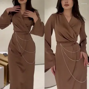 Vêtements ethniques Dubaï Robe de fête Femmes Enveloppe de robe Nive