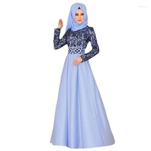 Etnische kleding Eid Abaya Dubai Turkije Hijab Moslimjurk Islam Maxi Afrikaanse jurken voor vrouwen Caftan Kaftan Robe plus maat S-5XL