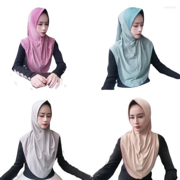 Vêtements ethniques Eid islamique arabe Femme porter directement une pièce Amira prière Turban chapeau Ramadan musulman femmes pratique Hijab châle casquette