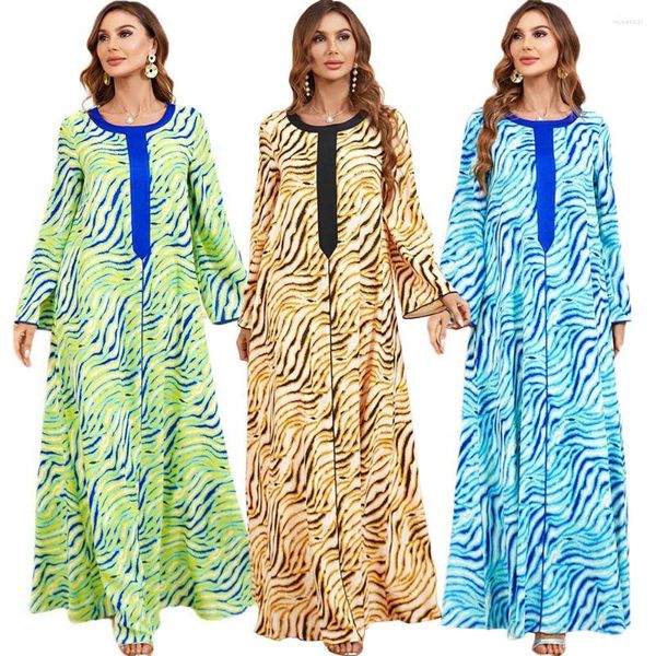 Vêtements ethniques Eid Mubarak Abaya pour 2023 femmes élégantes islamique Ramadan musulman longue robe Jalabiya Dubaï robes de soirée caftan marocain