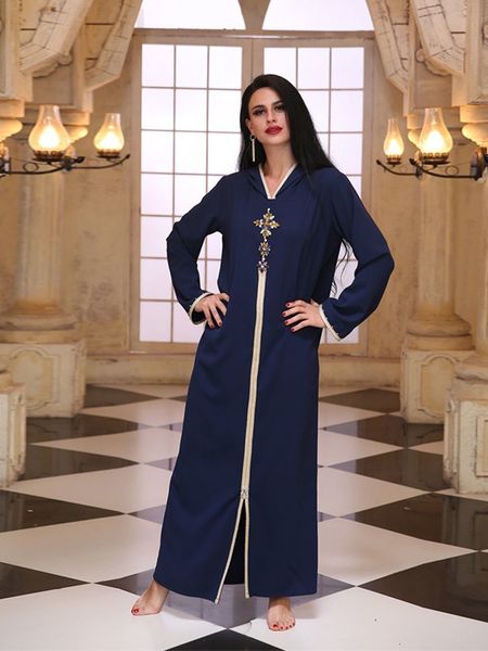 Vêtements Ethnique Eid Mubarak Ramadan Abaya Dubaï Turquie Islam Hijab Musulman Mode Robe Longue Caftan Robe Longue Femme Robes Pour Femmes Caftan 230721