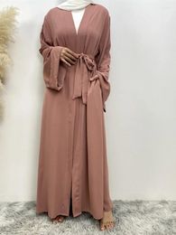 Roupas étnicas Eid Vestido Muçulmano para Mulheres Abaya Modest Robe Jalabiya Marrocos Vestidos de Festa Dubai Abayas Kaftan Islam Vestidos Árabe Longo