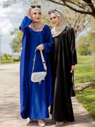 Vêtements ethniques Eid robe de soirée musulmane femmes Abaya 2023 vêtement de prière Ramadan solide maroc caftan dubaï robes Vestidos turquie Abayas