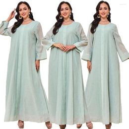 Ethnische Kleidung Eid Party Abaya Ramadan Frauen Muslim Lange Maxi Kleid Türkei Arabisch Kaftan Dubai Islamische Femme Kleider Vestidos Jalabiya