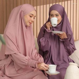 Vêtements ethniques Eid Ramadan Khimar Femmes musulmanes Grande écharpe Longue Hijab Grand Foulard Prière islamique Niqab Nikab Turc Dubaï Coiffe