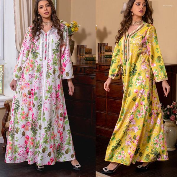 Vêtements ethniques Eid Ramadan marocain Caftan robes de soirée formelles de luxe femmes vêtements Dubai Islam musulman Robe de soirée Abaya Robe arabe saoudienne