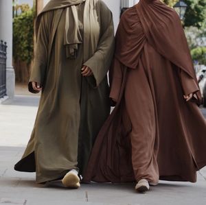 Ropa étnica Eid Ramadan Mubarak Kaftan Abaya Dubai Kimono Turquía Islam Pakistán Conjuntos musulmanes Vestido largo para mujeres Robe Longue Djellaba Femme 230224