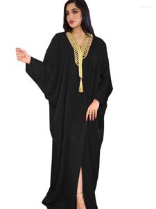 Vêtements ethniques Eid Ramadan Musulman Abaya Robe Turquie Femmes Africain Maxi Abayas Vestidos Islamique Caftan Robe Femme Longue Mode Musulman 2023