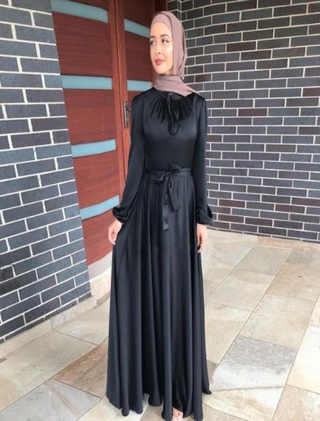 Ropa étnica Elegante Adulto Musulmán Abaya Árabe Turco Singapur Cardigan Apliques Jilbab Dubai Musulmanes Mujeres Vestidos Islámico Dr1635668