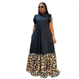 Ropa étnica Elegantes vestidos africanos para mujeres 2023 Dashiki Otoño Primavera Maxi Vestido Damas Tradicionales