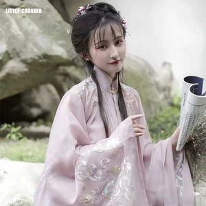Vêtements ethniques Élégant ancienne robe hanfu princesse Tang Dynasty Folk Dance Costume traditionnelles chinoises Femmes Ming Dynasty Performance Vêtements