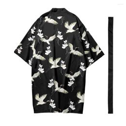 Vêtements ethniques Mode Adulte Chemisier Japonais Haori Cardigan Été Imprimer Streetwear Asiatique Unisexe Yukata Kimono Tops Oversize XXS-6XL COS