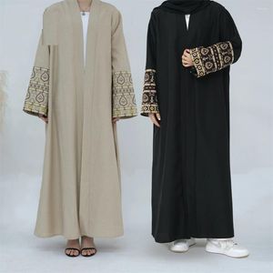 Etnische kleding Mode Borduursel Abaya Kimono Oversized moslim Vrouw Volledige lengte Gewaad Bovenkleding Eredienst Ramadan