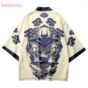 Vêtements ethniques Mode Style japonais Imprimer Chemises Haori Streetwear Harajuku Hommes Femmes Cardigan traditionnel Kimono Tops Plage Yukata Plus