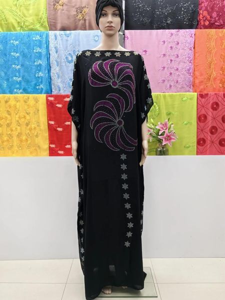 Vêtements ethniques Mode Musulman Afrique Moyen-Orient Abaya Femmes Kaftan Tissu Traditionnel Brodé Maxi Robe À Manches Longues Islamique