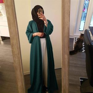 Ropa étnica moda musulmana Kimono Abaya sólido Retro cárdigan bata Ramadán vestido Dubai Medio Oriente Arabia Saudita Eid ropa