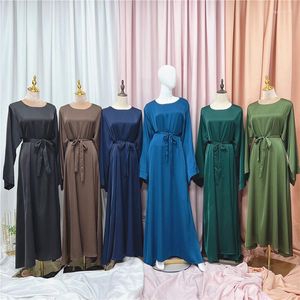 Vêtements ethniques Mode Femmes musulmanes Robe longue Costume Français Abaya Pakistanais Arabe Ramadan Hijab Islamique