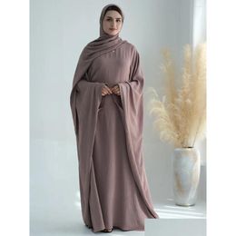 Ropa étnica moda ramadán kimono bat manga abaya arabia islam muslim oración ropa vestida larga para mujeres kebaya toba femme dr otl1h