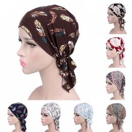 Vêtements ethniques mode femmes accessoires de cheveux musulman Hijab chapeau Style bohème dame Turban casquette tête Wrap