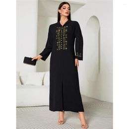 Etnische kleding femme musulman diamanten abaya voor vrouwen moslim feestjurk met capuchon marocain kaftan eid djellaba islamitische jalabiya gewaad toga