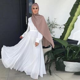 Vêtements ethniques Femme Musulman Vestidos Jalabiya Camiffon Party Robes pour femmes Muslim Abaya Dubai Turquie Kaftan Robe arabe