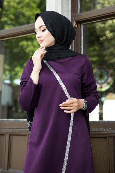 Vêtements ethniques avant robe de soirée à paillettes turquie mode musulmane Hijab Islam dubaï 2022