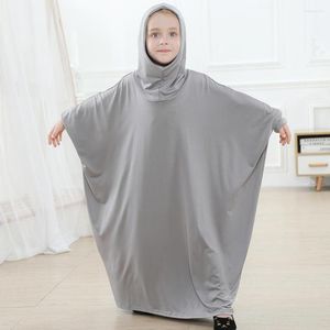 Ethnische Kleidung Mädchen Gebetskleidungsstück Niqab Muslimisches Kleid Ramadan Kapuzengewand Djellaba Femme Khimar Islam Hijab Abaya Dubai Jilbab Islamisch