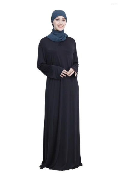 Ropa étnica H1369 Última moda Vestido de oración musulmán de gran tamaño Abaya Vestido árabe Entrega rápida Colores surtidos