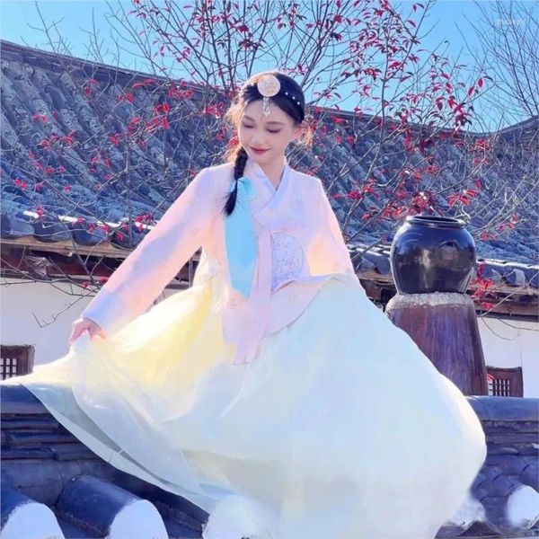 Vêtements ethniques Hanbok Corée Robe Performance Costumes de style traditionnel