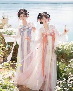 Vêtements ethniques Hanfu femmes chinois Cosplay cosplay costume costume ancienne dynastie tang dynastie hanfu robe de danse d'été rose plus taille