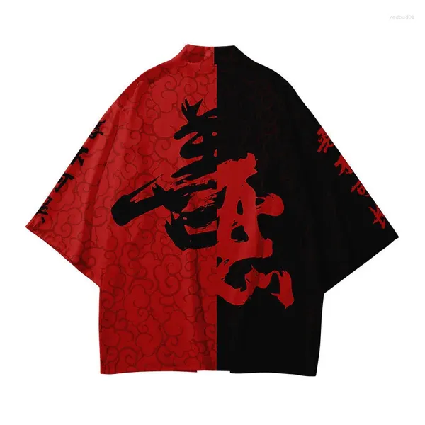 Vêtements ethniques Harajuku Haori Summer Kimono Streetwear Style chinois Mode Samurai Cosplay Costume Japonais Hommes Yukata 2023 Femmes