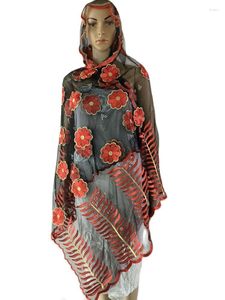 Vêtements ethniques de haute qualité en mousseline africaine écharpe islamique Dubaï Voile Ramadan Coton Hijab Pashmina Turban extrêmement doux Femmes Wraps