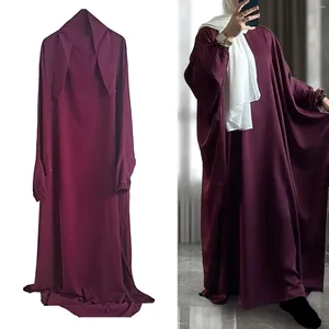 Vêtements ethniques Hijab Abaya Womens Kaftan Modest Robe Prayer Vêtements avec robe musulmane