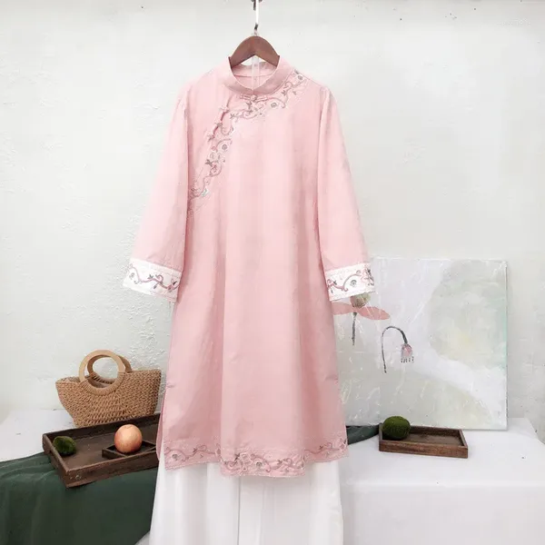 Vêtements ethniques Version améliorée de la robe Cheongsam traditionnelle chinoise pour les femmes