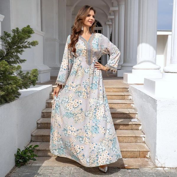 Vêtements ethniques Islamic marocain musulman arabe de luxe Robe robe pour femmes