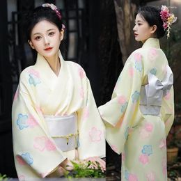 Etnische Kleding Japan's Verbeterde Kimono Vrouwelijke Zachte Elegante Meisje Po Pografie Dans Japanse Materialen Homestay Kleding