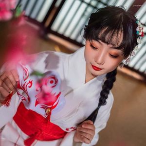 Vêtements ethniques Robe japonaise Kimono Yukata Casual Vintage Geisha Style traditionnel asiatique Performance Stage Impression Costume ample